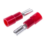 RS PRO Red Insulated Female Spade Connector, Receptacle, 2.8 x 0.5mm Tab Size, 0.5mm² to 1.5mm²