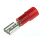 RS PRO Red Insulated Female Spade Connector, Receptacle, 4.75 x 0.8mm Tab Size, 0.5mm² to 1.5mm²