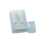 RS PRO Blue Insulated Female Spade Connector, Flag Terminal, 6.35 x 0.8mm Tab Size, 1.5mm² to 2.5mm²