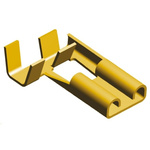 TE Connectivity FASTON .250 Uninsulated Female Spade Connector, Flag Terminal, 6.35 x 0.81mm Tab Size, 1mm² to 2.5mm²