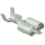TE Connectivity FASTIN-FASTON .250 Uninsulated Female Spade Connector, Receptacle, 6.35 x 0.81mm Tab Size, 0.8mm² to