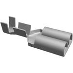 TE Connectivity FASTIN-FASTON .250 Uninsulated Female Spade Connector, Receptacle, 6.35 x 0.81mm Tab Size, 0.5mm² to