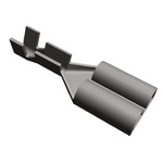 TE Connectivity FASTIN-FASTON .250 Uninsulated Female Spade Connector, Receptacle, 6.35 x 0.81mm Tab Size, 0.5mm² to