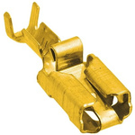 TE Connectivity Positive Lock .250 Mk I Uninsulated Female Spade Connector, Receptacle, 6.35 x 0.8mm Tab Size, 0.5mm²
