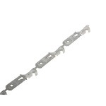 TE Connectivity FASTIN-FASTON .250 Uninsulated Male Spade Connector, Tab, 6.35 x 0.81mm Tab Size, 0.8mm² to 2mm²