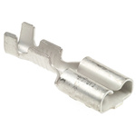 TE Connectivity FASTIN-FASTON .250 Uninsulated Female Spade Connector, Receptacle, 6.35 x 0.81mm Tab Size, 0.5mm² to