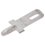 TE Connectivity FASTON .110 Uninsulated Male Spade Connector, PCB Tab, 2.8 x 0.51mm Tab Size