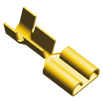 TE Connectivity FASTON .250 Uninsulated Female Spade Connector, Receptacle, 6.35 x 0.81mm Tab Size, 1mm² to 2.5mm²