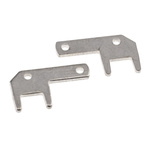 TE Connectivity FASTON .110 Uninsulated Male Spade Connector, PCB Tab, 2.8 x 0.8mm Tab Size