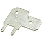 TE Connectivity FASTON .250 Uninsulated Male Spade Connector, PCB Tab, 6.3 x 0.8mm Tab Size