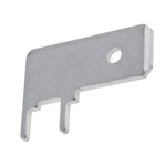 TE Connectivity FASTON .250 Uninsulated Male Spade Connector, PCB Tab, 6.35 x 0.81mm Tab Size