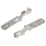 TE Connectivity FASTIN-FASTON .250 Uninsulated Male Spade Connector, Tab, 6.3 x 0.8mm Tab Size, 1mm² to 2.5mm²