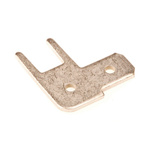 TE Connectivity FASTON .187 Silver Uninsulated Male Spade Connector, PCB Tab, 4.8 x 0.8mm Tab Size
