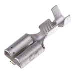 TE Connectivity FASTON .250 Uninsulated Female Spade Connector, Receptacle, 6.35 x 0.8mm Tab Size, 0.5mm² to 2.27mm²