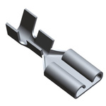 TE Connectivity FASTON .250 Uninsulated Female Spade Connector, Receptacle, 5.14mm² Tab Size, 0.8mm² to 2mm²