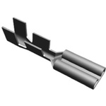 TE Connectivity FASTON .110 Uninsulated Female Spade Connector, Receptacle, 2.79 x 0.51mm Tab Size, 0.3mm² to 0.8mm²