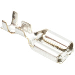 TE Connectivity Positive Lock .250 EX II Uninsulated Female Spade Connector, Receptacle, 6.35 x 0.81mm Tab Size, 0.8mm²
