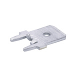 TE Connectivity FASTON .250 Uninsulated Male Spade Connector, PCB Tab, 6.35 x 0.84mm Tab Size