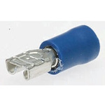 JST FVDDF Blue Insulated Female Spade Connector, Receptacle, 4.75 x 1mm Tab Size, 1mm² to 2.6mm²