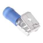 JST FVDDFM Blue Insulated Female Spade Connector, Piggyback Terminal, 6.3 x 0.8mm Tab Size, 1mm² to 2.6mm²