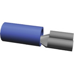 TE Connectivity PIDG FASTON .187 Blue Insulated Female Spade Connector, Receptacle, 4.8 x 0.8mm Tab Size, 1.3mm² to 2mm²