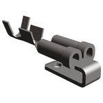 TE Connectivity FASTON .110 Grey Uninsulated Female Spade Connector, Piggyback Terminal, 2.79 x 0.51mm Tab Size, 0.3mm²