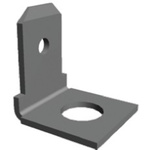 TE Connectivity FASTON .187 Uninsulated Male Spade Connector, PCB Tab, 4.75 x 0.51mm Tab Size