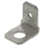 TE Connectivity FASTON .250 Uninsulated Male Spade Connector, PCB Tab, 6.35 x 0.81mm Tab Size