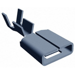 TE Connectivity PRONER .250 Uninsulated Female Spade Connector, Receptacle, 6.35mm Tab Size, 0.5mm² to 1mm²