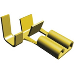 TE Connectivity FASTON .187 Uninsulated Female Spade Connector, Flag Terminal, 4.75 x 0.51mm Tab Size, 0.8mm² to 2mm²