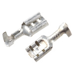 TE Connectivity FASTON .187 Uninsulated Female Spade Connector, Receptacle, 4.75 x 0.51mm Tab Size, 0.5mm² to 1.3mm²