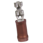 TE Connectivity PIDG FASTON .110 Red Insulated Female Spade Connector, Receptacle, 2.79 x 0.8mm Tab Size, 0.3mm² to