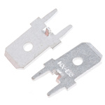 Molex Uninsulated Male Spade Connector, PCB Tab, 6.35 x 0.81mm Tab Size
