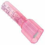 Molex Perma-Seal 19164 Red Insulated Male Spade Connector, Tab, 6.35 x 0.81mm Tab Size, 0.25mm² to 1.5mm²