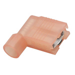 Molex InsulKrimp 19007 Red Insulated Female Spade Connector, Flag Terminal, 6.35 x 0.81mm Tab Size