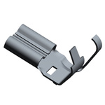 TE Connectivity FASTON .187 Grey Uninsulated Female Spade Connector, Flag Terminal, 4.75 x 0.81mm Tab Size, 0.5mm² to