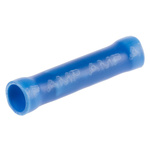 TE Connectivity, PLASTI-GRIP Butt Splice Connector, Blue, Insulated, Tin 16 → 14 AWG