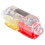TE Connectivity In Line Splice Connector, Clear, Insulated, Tin 0.75 → 2.5 mm², 1.5 → 4 mm², 16 →