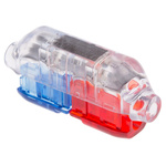 TE Connectivity In Line Splice Connector, Clear, Insulated, Tin 0.75 → 1.5 mm², 1.5 → 2.5 mm², 16
