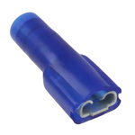 Molex 19002 Blue Insulated Female Spade Connector, Receptacle, 4.75 x 0.81mm Tab Size