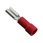 Molex 19017 Red Insulated Female Spade Connector, Receptacle, 2.79 x 0.81mm Tab Size