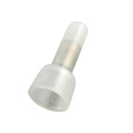 RS PRO Closed End Crimp Closed End Connector, Natural, Insulated, Tin 0.5 → 1.5 mm², 22 → 16 AWG