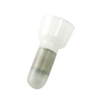 RS PRO Closed End Crimp Closed End Connector, Natural, Insulated, Tin 1.5 → 2.5 mm², 16 → 14 AWG