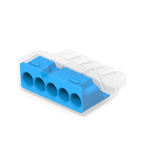 TE Connectivity, 2388553 Closed End Connector, Blue, Insulated, Copper 12 → 22 AWG