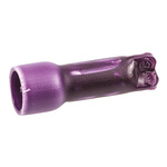 TE Connectivity Closed End Splice Connector, Purple, Insulated, Tin 22 → 14 AWG