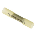RS PRO Heat Shrink Splice Connector, Yellow, Insulated