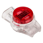 RS PRO Butt Splice Connector, Red, White, Insulated 26 → 19 AWG