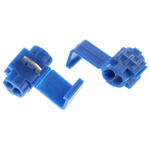 RS PRO Tap Splice Connector, Blue, Insulated, Tin 18 → 14 AWG
