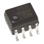 Broadcom, HCPL-0531-000E DC Input Transistor Output Dual Optocoupler, Surface Mount, 8-Pin SOIC