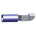 TE Connectivity Knife Disconnect Wire Splice Connector, Blue, Insulated, Tin 16 → 14 AWG